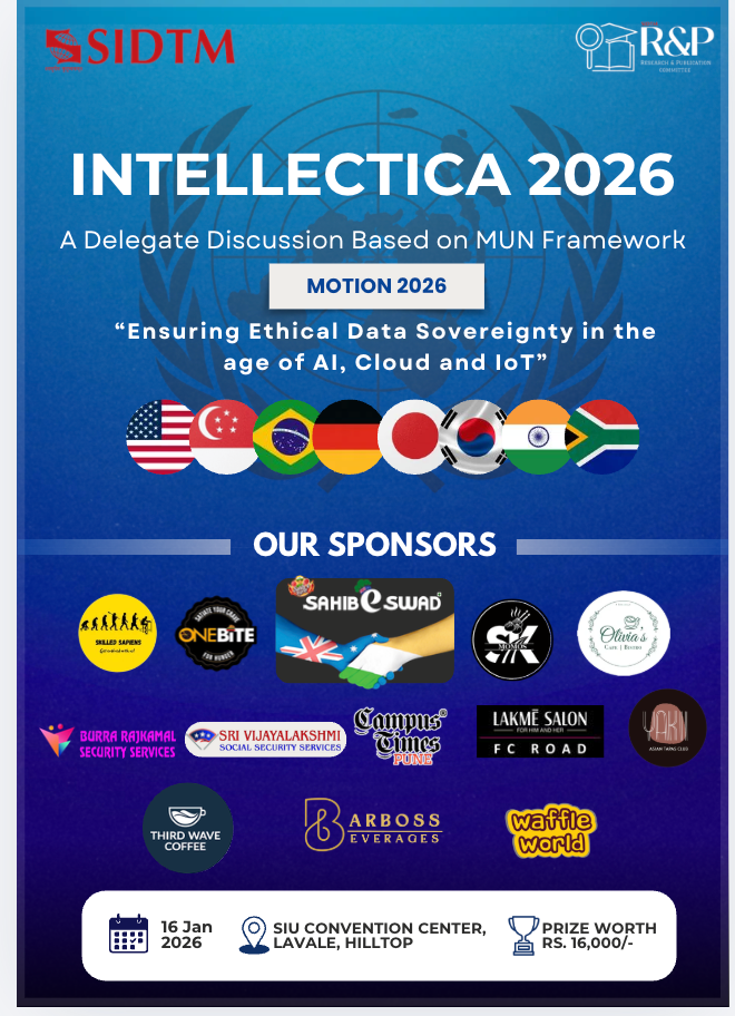 Intellectica 2027 Official Poster - SIDTM Pune